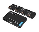 HDMI Extender Splitter with Loopout 4-Port gofanco