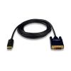 10ft DisplayPort to DVI Adapter Cable – Black (DPDVI10F)