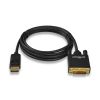 6ft DisplayPort to DVI Adapter Cable – Black (DPDVI6F)