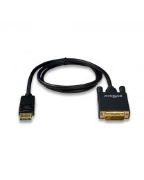 displayport to dvi adapter cable 3ft gold plated