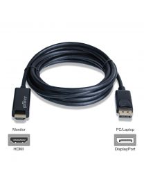 Male DisplayPort to Male HDMI 4K cable adapter 10ft gofanco