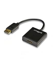 DisplayPort to HDMI adapter black gold plated