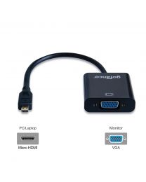 Male Micro HDMI to Female VGA active adapter converter gofanco
