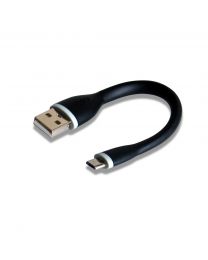 Flexible Micro USB to USB Charging Cable (15 cm.) 