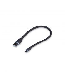 Flexible Micro USB to USB Charging Cable (35 cm.) black