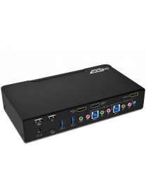 2-Port HDMI 2.0a/Audio KVM Switch with USB 3.0 Hub (PRO-KVMaud2Pv2)