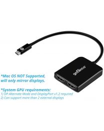 USB-C MST Hub to 2x HDMI (USBCMST2HDMI)