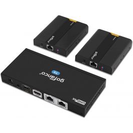 2-Port 4K HDMI 2.0 Extender/Splitter over CAT6 w/ Loopout | gofanco