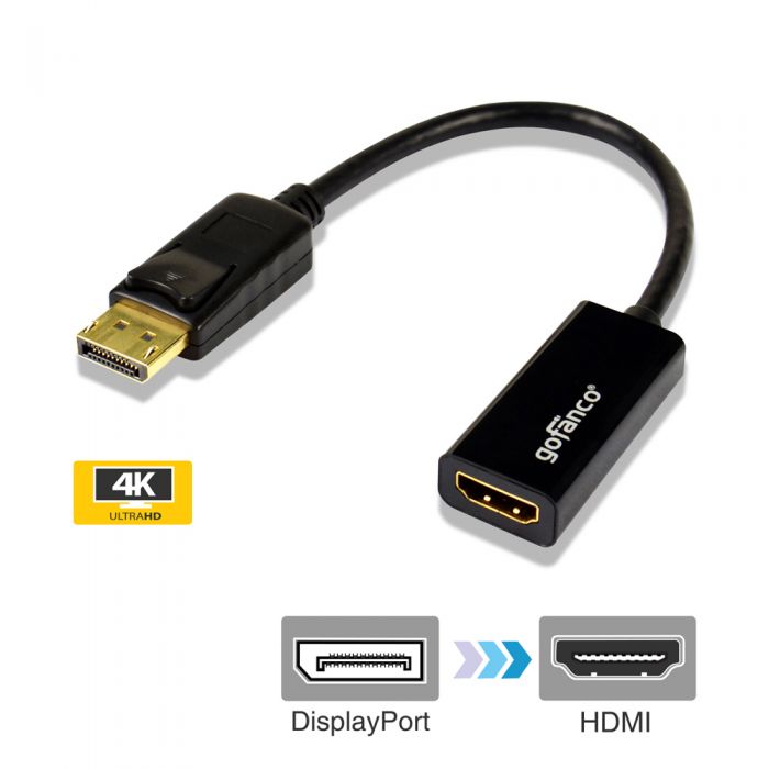 DisplayPort to HDMI 4K | gofanco