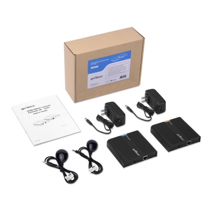 IOGEAR - GVE4K60KIT - 4K HDMI® Video Extender/Splitter over Ethernet Cable  Kit