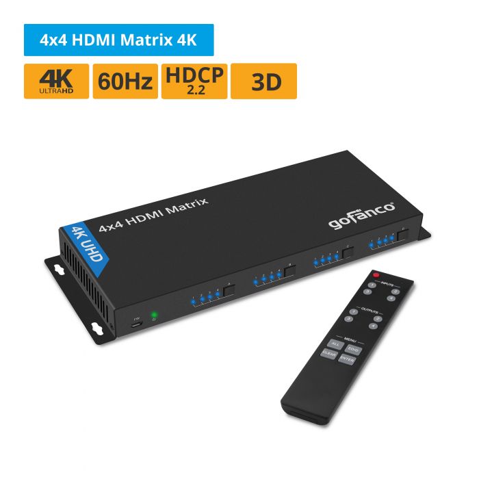 4x4 HDMI Matrix Switch 4K (Matrix44)