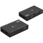 HDBaseT Transmitter and Receiver HDMI Extender Kit 4k HDR USB Extension gofanco