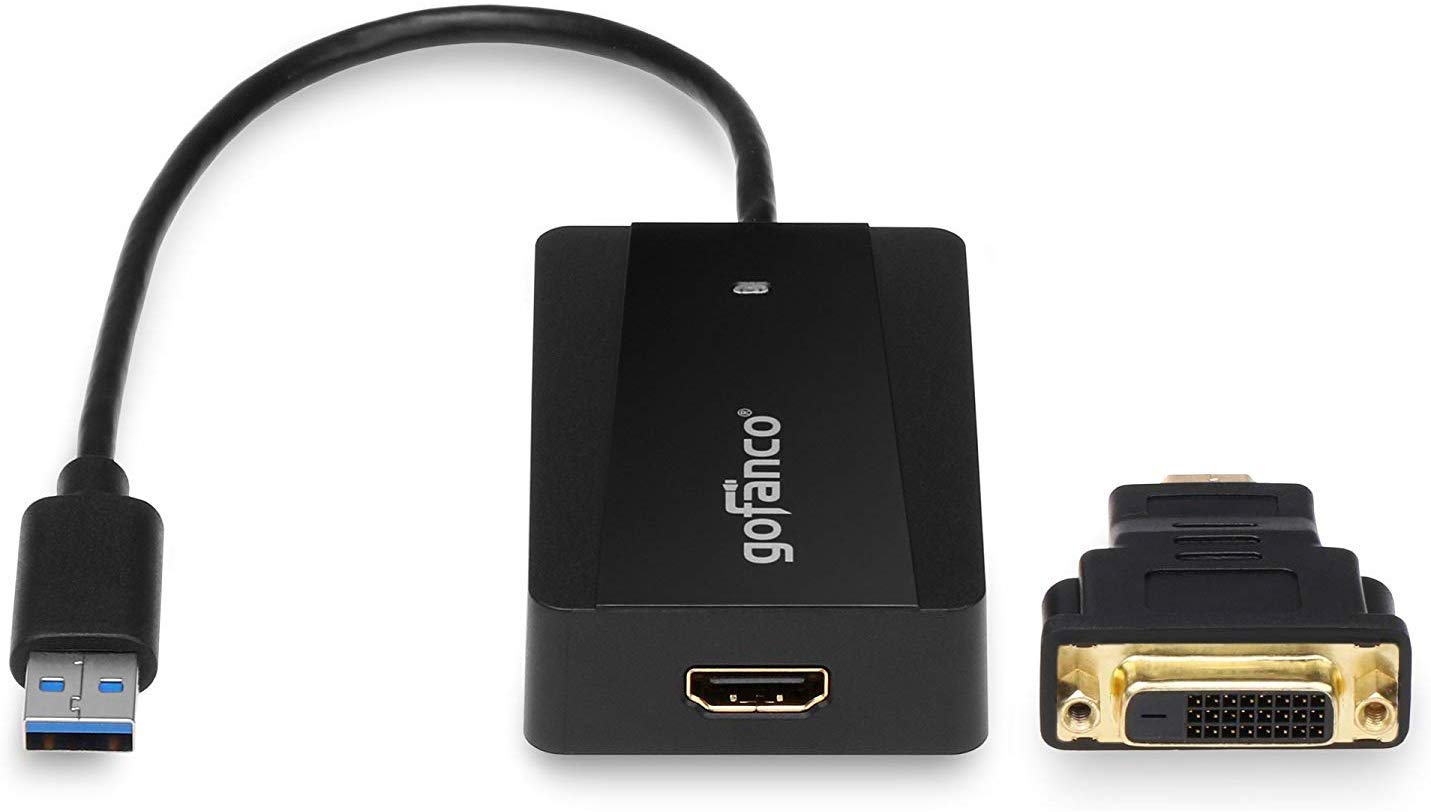 USB 3.0 to HDMI or DVI Video Adapter (External Graphics) | gofanco